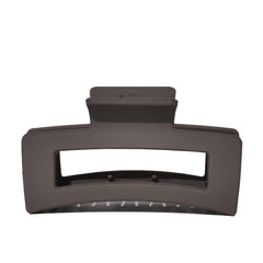 Medium Rectangle Claw Clip Grey Matte