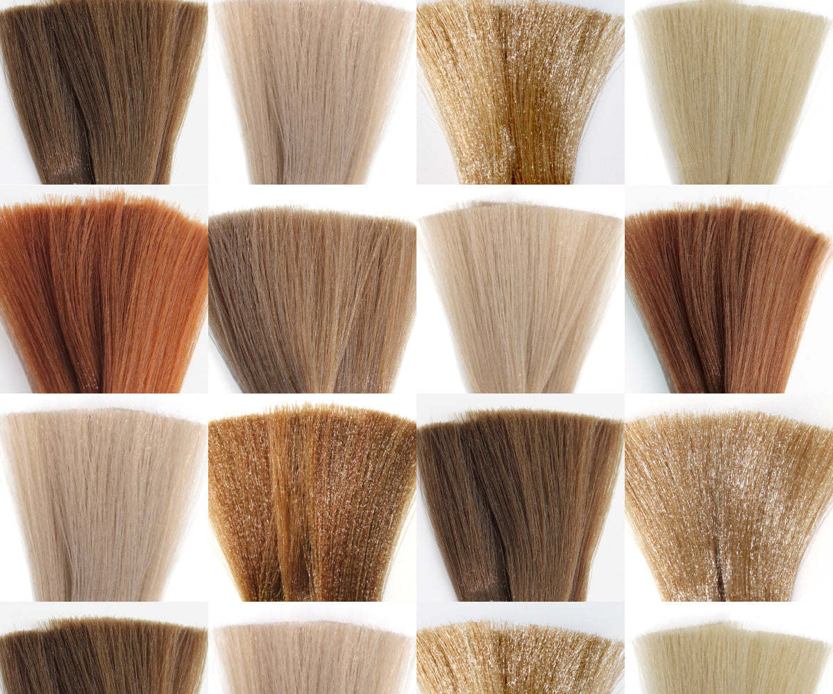 Golden Blonde Hair Color Chart