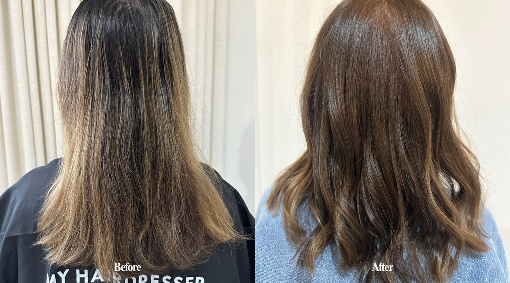 How I Transformed My Neglected Brunette Hair into Glossy Dark Blonde