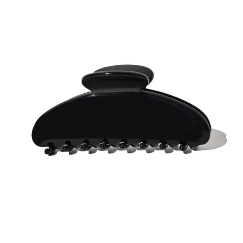 Medium Half Moon Claw Clip Black