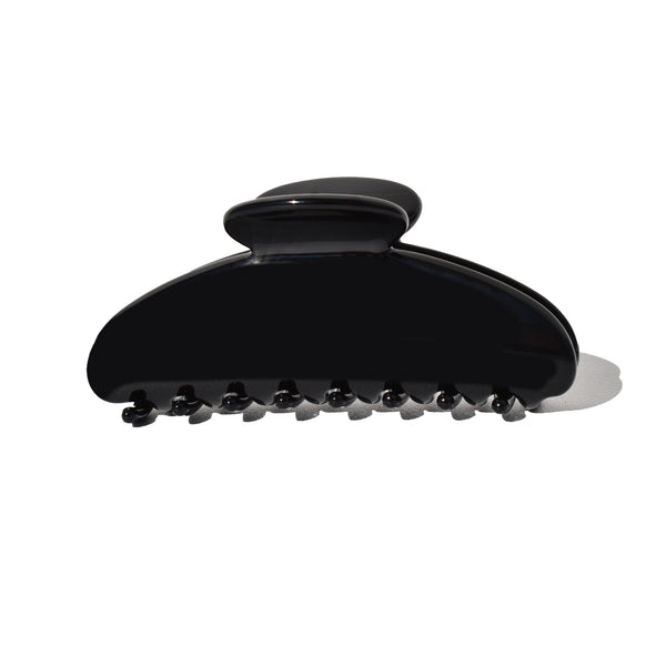 Medium Half Moon Claw Clip Black