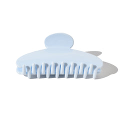 Medium Half Moon Claw Clip Baby Blue