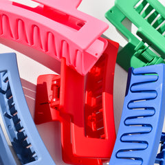 Medium Rectangle Claw Clip Lolly Pink