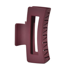 Medium Rectangle Claw Clip Wine