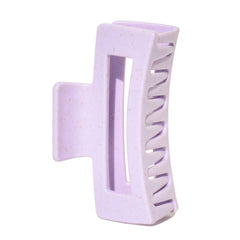 Medium Rectangle Claw Clip Lavender Haze