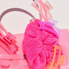 Medium Rectangle Claw Clip Y2K Pink