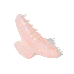 Large Half Moon Claw Clip Pinky Pearl