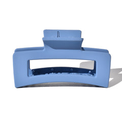 Medium Rectangle Claw Clip Denim Blue