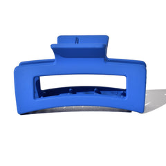 Medium Rectangle Claw Clip Cobalt Blue