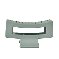 Medium Rectangle Claw Clip Matte Grey