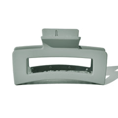 Medium Rectangle Claw Clip Matte Grey