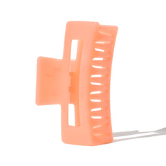 Medium Rectangle Claw Clip Jelly Peach