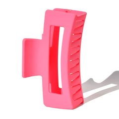 Medium Rectangle Claw Clip Lolly Pink