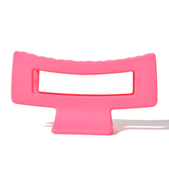 Medium Rectangle Claw Clip Lolly Pink