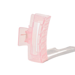 Medium Rectangle Claw Clip Y2K Pink