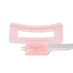 Medium Rectangle Claw Clip Y2K Pink