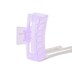 Medium Rectangle Claw Clip Y2K Purple