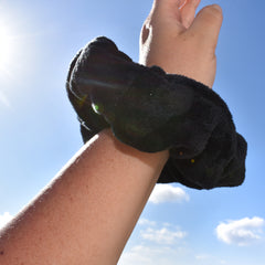 Giant Towel Scrunchie Black