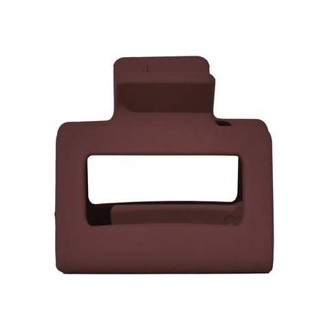 Mini Claw Clip Burgundy