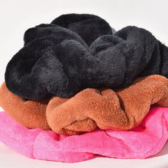 Giant Towel Scrunchie Brown
