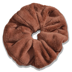 Giant Towel Scrunchie Brown