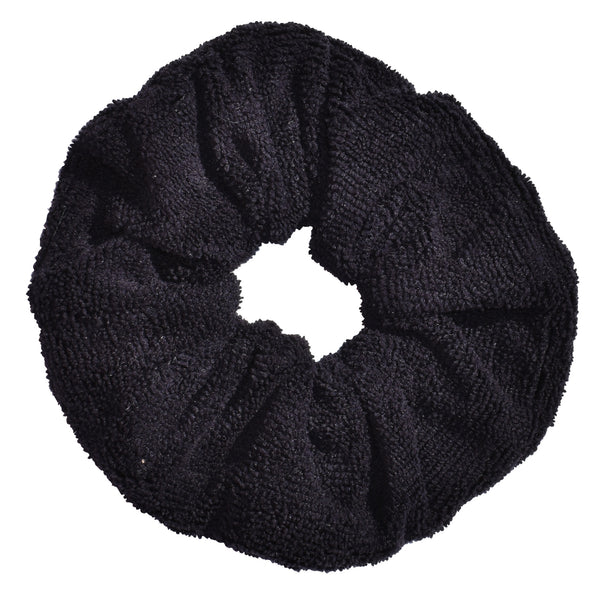 Towel Scrunchie Jet Black