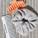 Towel Scrunchie Silver